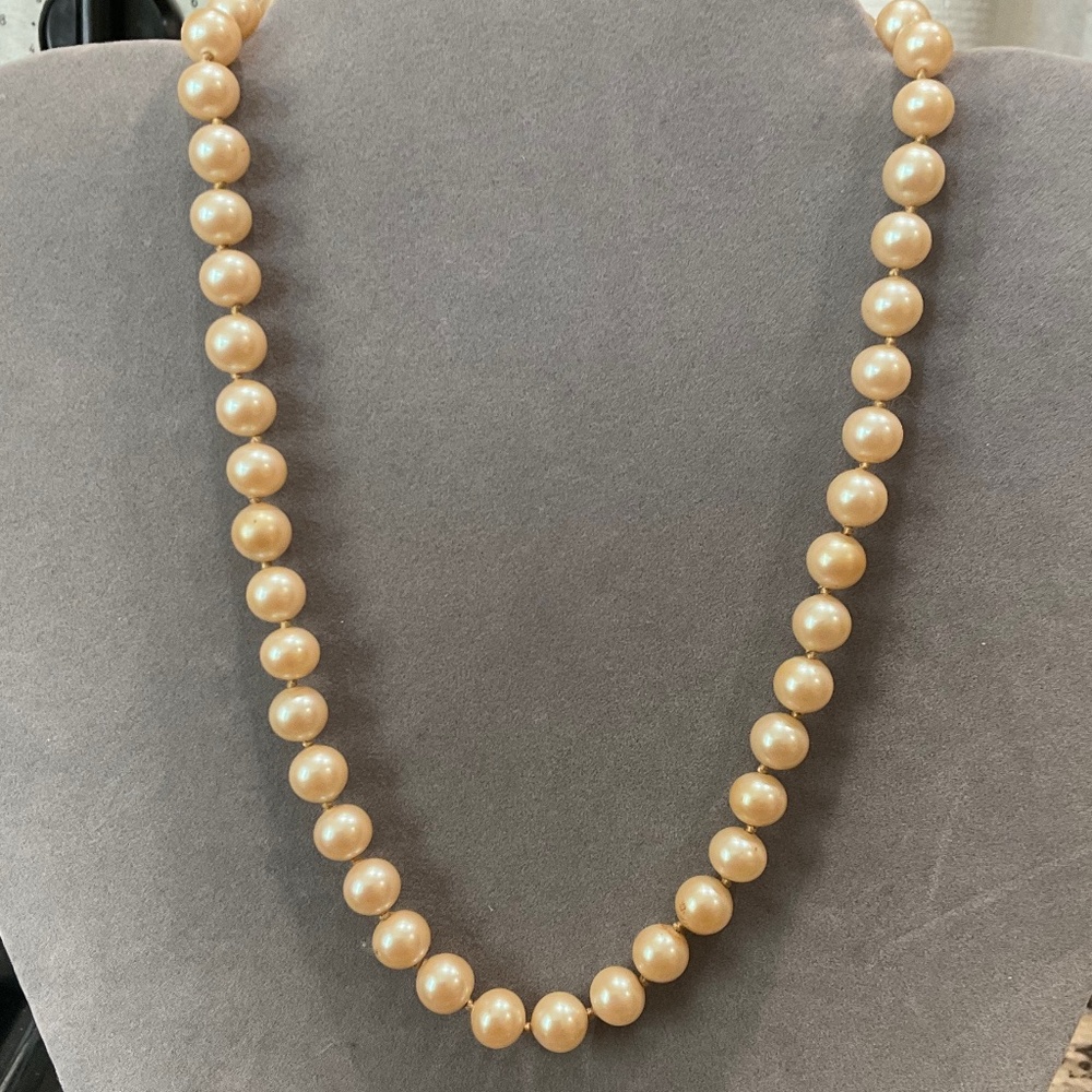 15” Pearl Necklace with 14K Clasp